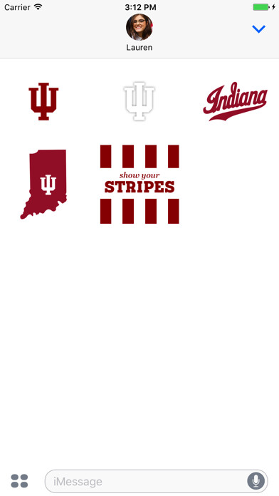 Emulate iPhone app IU Stickers using MyAndroid