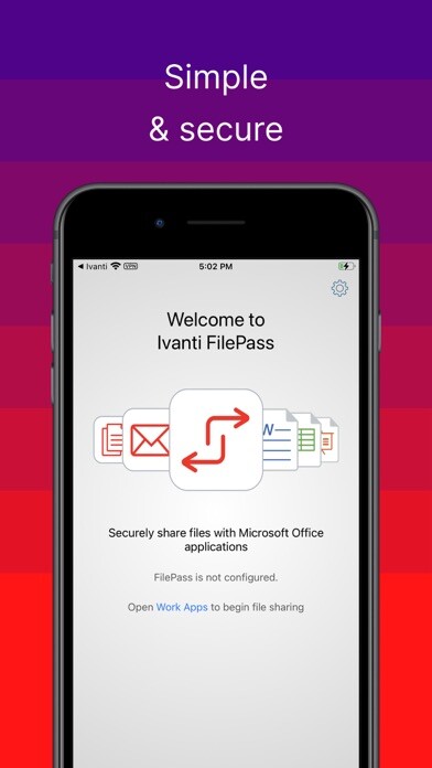 Emulate iPhone app Ivanti FilePass using MyAndroid
