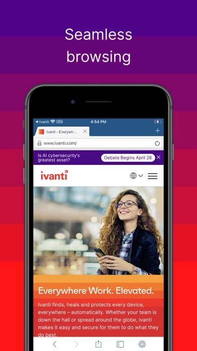 Emulate iPhone app Ivanti Web@Work using MyAndroid Emulate iPhone app Ivanti Web@Work using MyAndroid