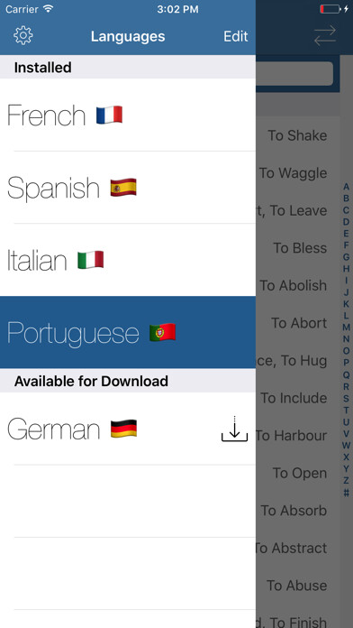 Emulate iPhone app iVerbs 2.0 using MyAndroid Emulate iPhone app iVerbs 2.0 using MyAndroid
