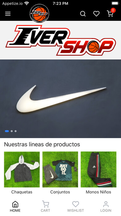 Emulate iPhone app IverShop using MyAndroid Emulate iPhone app IverShop using MyAndroid
