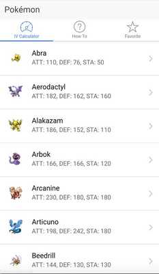 Emulate Android APK IV for Pokemon Go