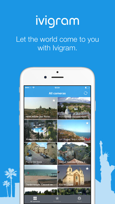 Emulate iPhone app Ivigram. Your world now using MyAndroid