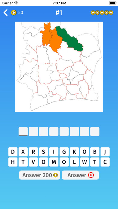 Emulate iPhone app Ivory Coast: Provinces Quiz using MyAndroid Emulate iPhone app Ivory Coast: Provinces Quiz using MyAndroid