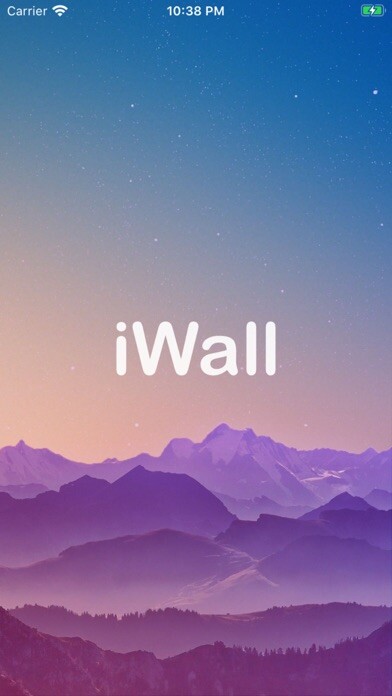 Emulate iPhone app iWall - Beautiful Wallpapers using MyAndroid