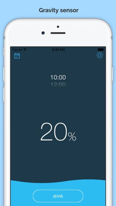 Emulate iPhone app iWater: Daily Drink Tracker & Reminder using MyAndroid Emulate iPhone app iWater: Daily Drink Tracker & Reminder using MyAndroid