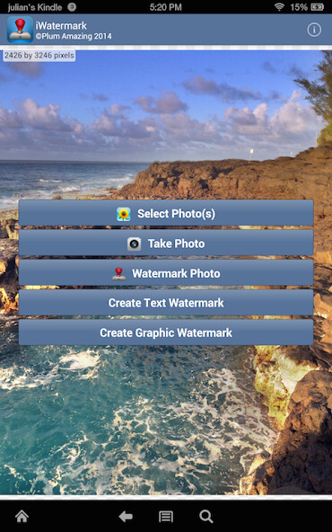 Run android online APK iWatermark-Watermark Photos with Logo, Text, QR... from MyAndroid or emulate iWatermark-Watermark Photos with Logo, Text, QR... using MyAndroid
