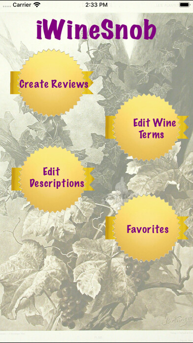 Emulate iPhone app iWineSnob using MyAndroid