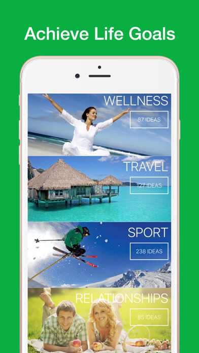 Emulate iPhone app iWish - Life Goals, Wishlist, Bucket List using MyAndroid