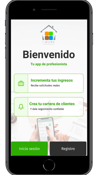 Emulate iPhone app I Work - Presta servicios using MyAndroid Emulate iPhone app I Work - Presta servicios using MyAndroid