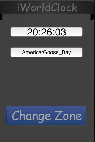 Emulate iPhone app iWorldClocK! using MyAndroid