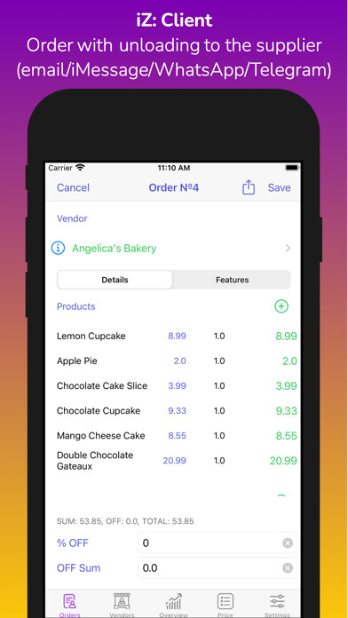 Emulate iPhone app iZ: Client using MyAndroid