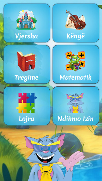 Emulate iPhone app IZI MIZI - Program për fëmijë using MyAndroid