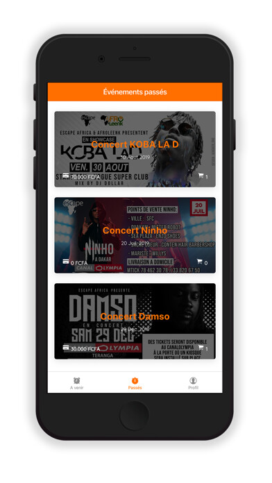 Emulate iPhone app iziticket organisateur using MyAndroid Emulate iPhone app iziticket organisateur using MyAndroid