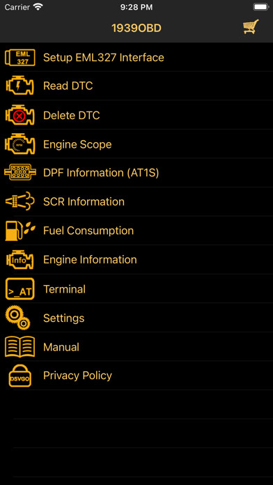 Emulate iPhone app J1939OBD using MyAndroid Emulate iPhone app J1939OBD using MyAndroid