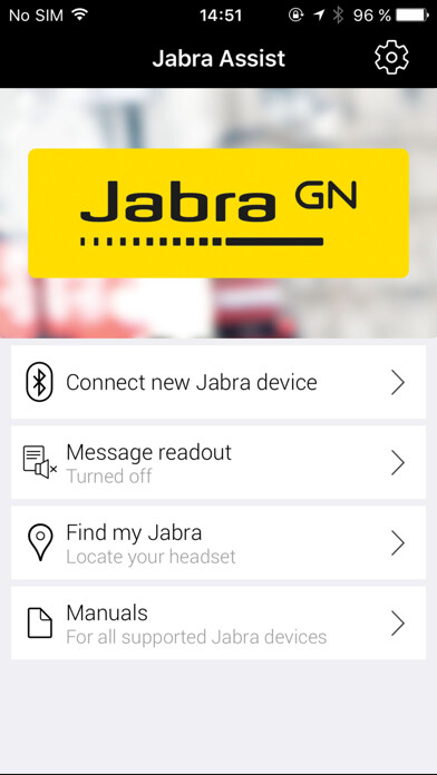Emulate iPhone app Jabra ASSIST using MyAndroid Emulate iPhone app Jabra ASSIST using MyAndroid