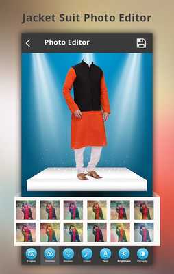 Emulate Android APK Jacket Men Photo Suit