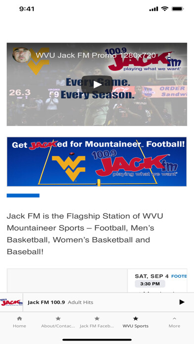 Emulate iPhone app Jack FM 101 - Morgantown using MyAndroid Emulate iPhone app Jack FM 101 - Morgantown using MyAndroid