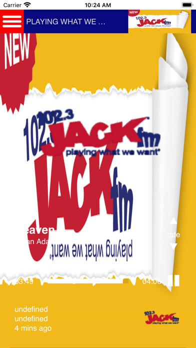 Emulate iPhone app Jack FM 102.3 KBCE Alexandria using MyAndroid Emulate iPhone app Jack FM 102.3 KBCE Alexandria using MyAndroid