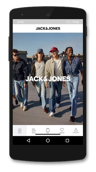 Run android online APK JACK  JONES from MyAndroid or emulate JACK  JONES using MyAndroid