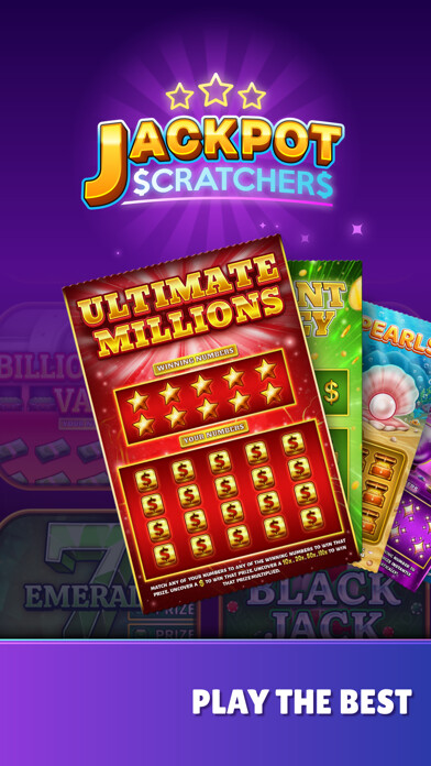 Emulate iPhone app Jackpot Scratchers using MyAndroid