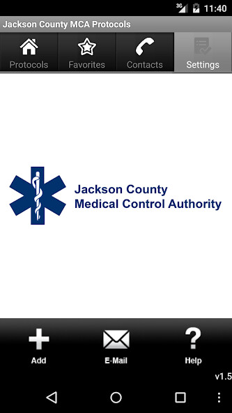 Emulate iPhone app Jackson County MCA Protocols using MyAndroid Emulate iPhone app Jackson County MCA Protocols using MyAndroid