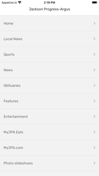 Emulate iPhone app Jackson Progress-Argus using MyAndroid Emulate iPhone app Jackson Progress-Argus using MyAndroid