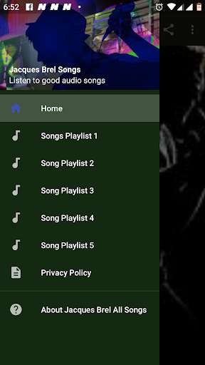 Run android online APK Jacques Brel All Songs from MyAndroid or emulate Jacques Brel All Songs using MyAndroid