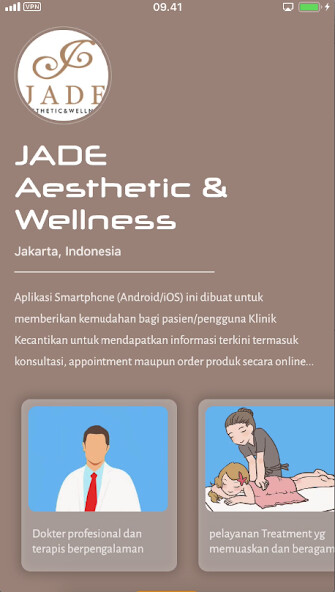 Run android online APK Jade BeautyClinic MobileApp from MyAndroid or emulate Jade BeautyClinic MobileApp using MyAndroid
