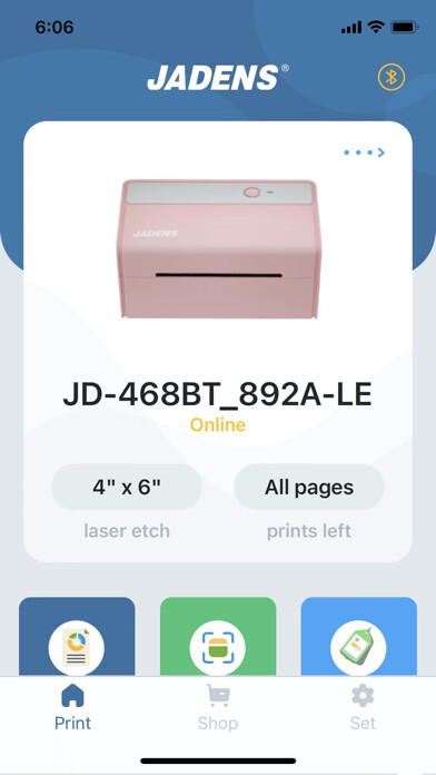 Emulate iPhone app Jadens Printer using MyAndroid