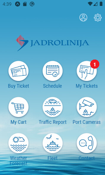 Emulate iPhone app Jadrolinija using MyAndroid