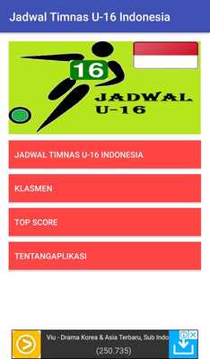 Emulate Android APK Jadwal Timnas U-16 Indonesia Emulate Android APK Jadwal Timnas U-16 Indonesia