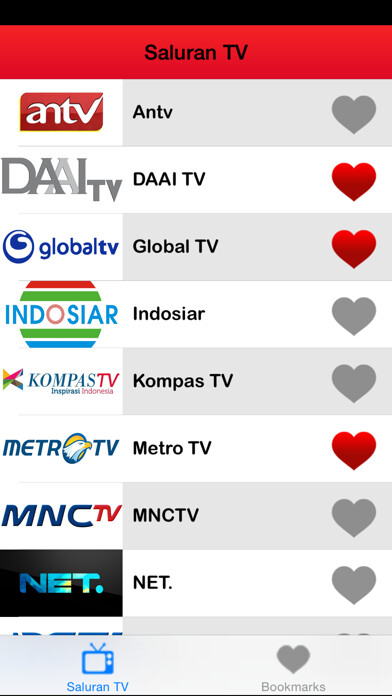 Emulate iPhone app ► Jadwal TV Indonesia: Saluran TV-listing (ID) - Edisi 2015 using MyAndroid