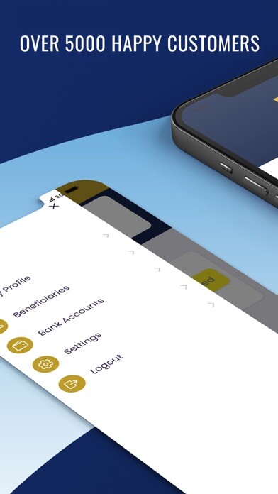 Emulate iPhone app Jafodet Money Transfer using MyAndroid