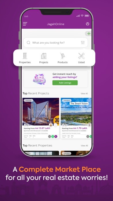Emulate iPhone app Jagah Online using MyAndroid