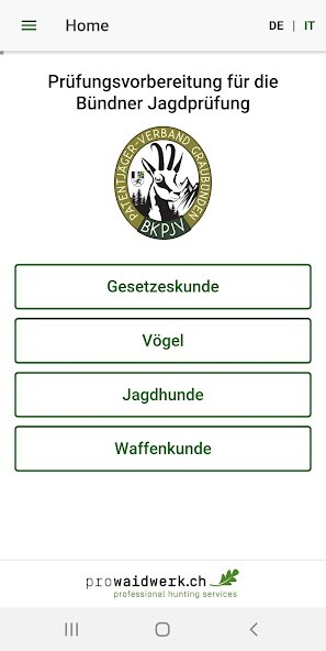Run android online APK Jagdprüfung GR from MyAndroid or emulate Jagdprüfung GR using MyAndroid