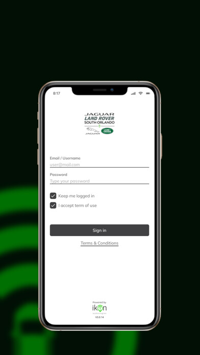 Emulate iPhone app Jaguar LandRover ORL Connect using MyAndroid Emulate iPhone app Jaguar LandRover ORL Connect using MyAndroid