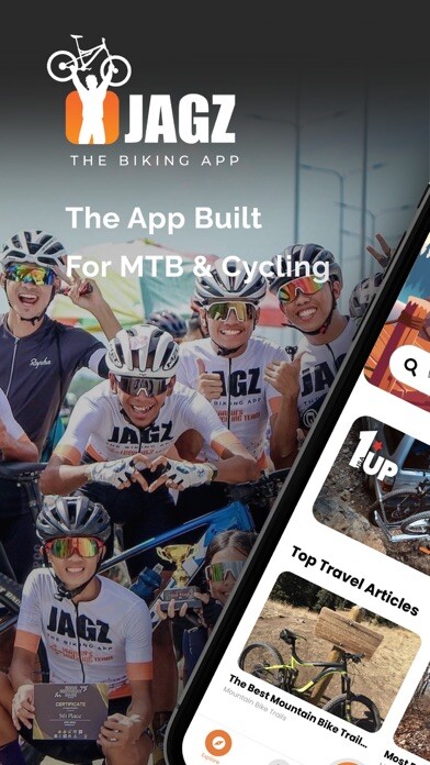 Emulate iPhone app JAGZ: Mtb, Cycling & E-Bikes using MyAndroid Emulate iPhone app JAGZ: Mtb, Cycling & E-Bikes using MyAndroid
