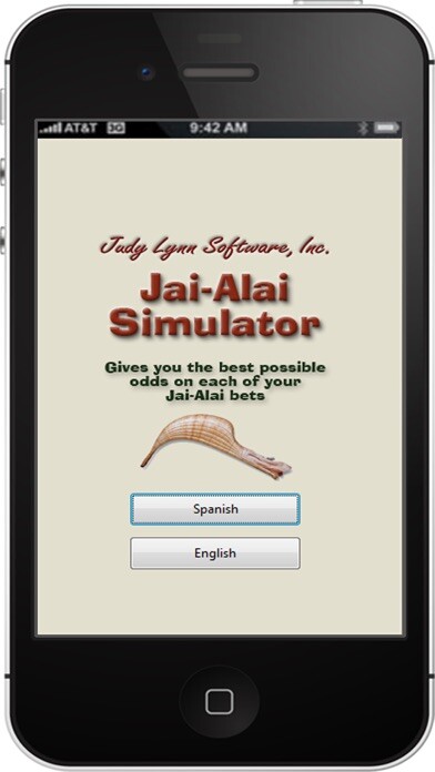 Emulate iPhone app Jai-Alai Simulator using MyAndroid