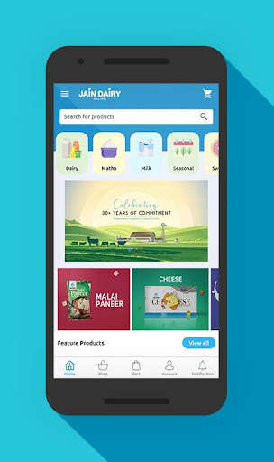 Run android online APK Jain Dairy from MyAndroid or emulate Jain Dairy using MyAndroid