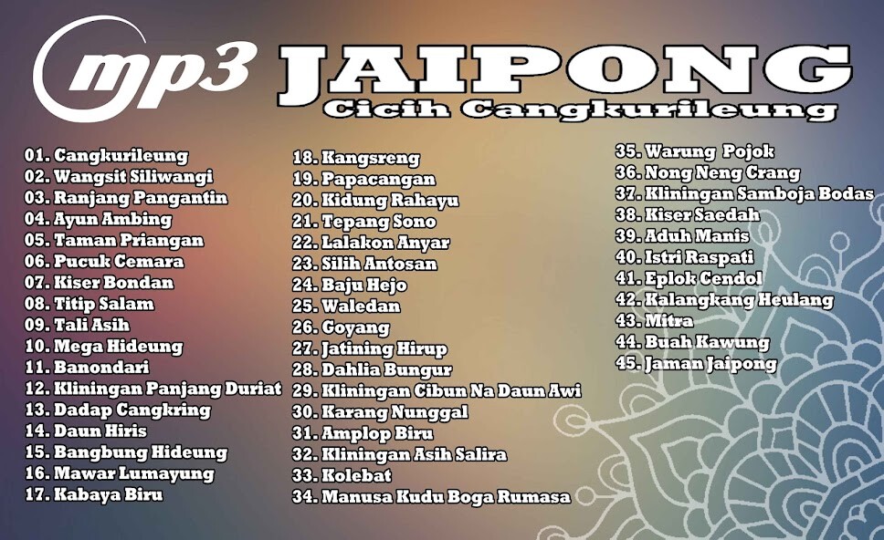 Run android online APK Jaipong Cicih Cangkurileung from MyAndroid or emulate Jaipong Cicih Cangkurileung using MyAndroid