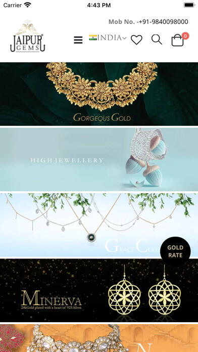 Emulate iPhone app JAIPUR GEMS using MyAndroid