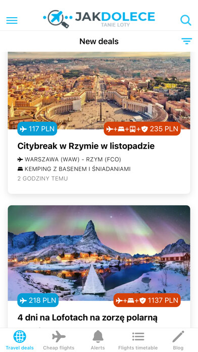 Emulate iPhone app Jakdolece tanie loty i wakacje using MyAndroid Emulate iPhone app Jakdolece tanie loty i wakacje using MyAndroid