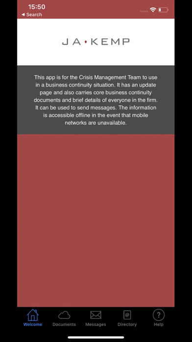 Emulate iPhone app JA Kemp Sentinel using MyAndroid
