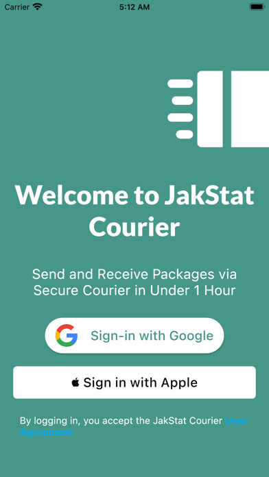 Emulate iPhone app JakStat Courier using MyAndroid