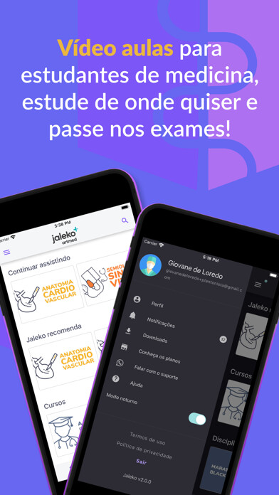 Emulate iPhone app Jaleko - Curso de Medicina using MyAndroid Emulate iPhone app Jaleko - Curso de Medicina using MyAndroid