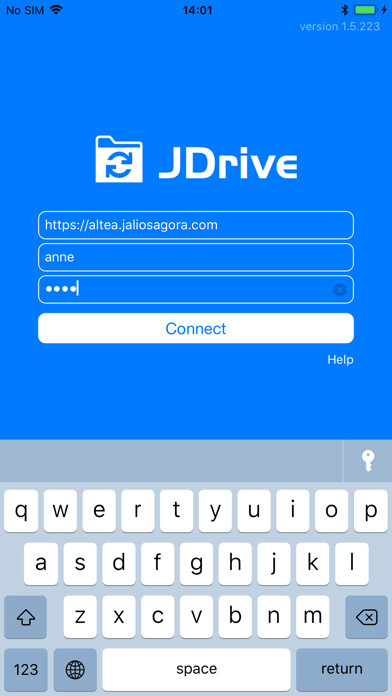 Emulate iPhone app Jalios JDrive using MyAndroid Emulate iPhone app Jalios JDrive using MyAndroid