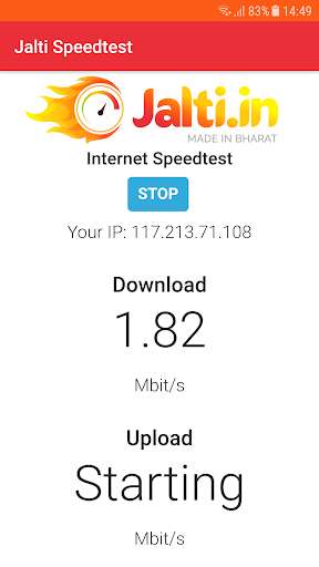 Run android online APK Jalti.in SpeedTest from MyAndroid or emulate Jalti.in SpeedTest using MyAndroid