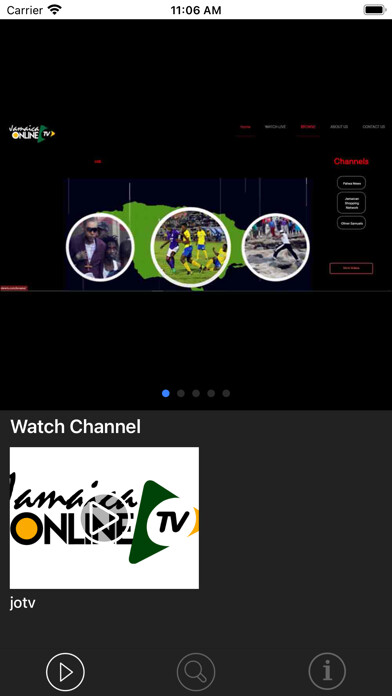 Emulate iPhone app Jamaica Online TV Network using MyAndroid Emulate iPhone app Jamaica Online TV Network using MyAndroid