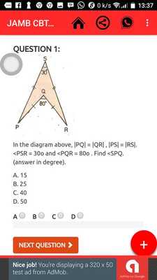 Emulate Android APK JAMB CBT 2019